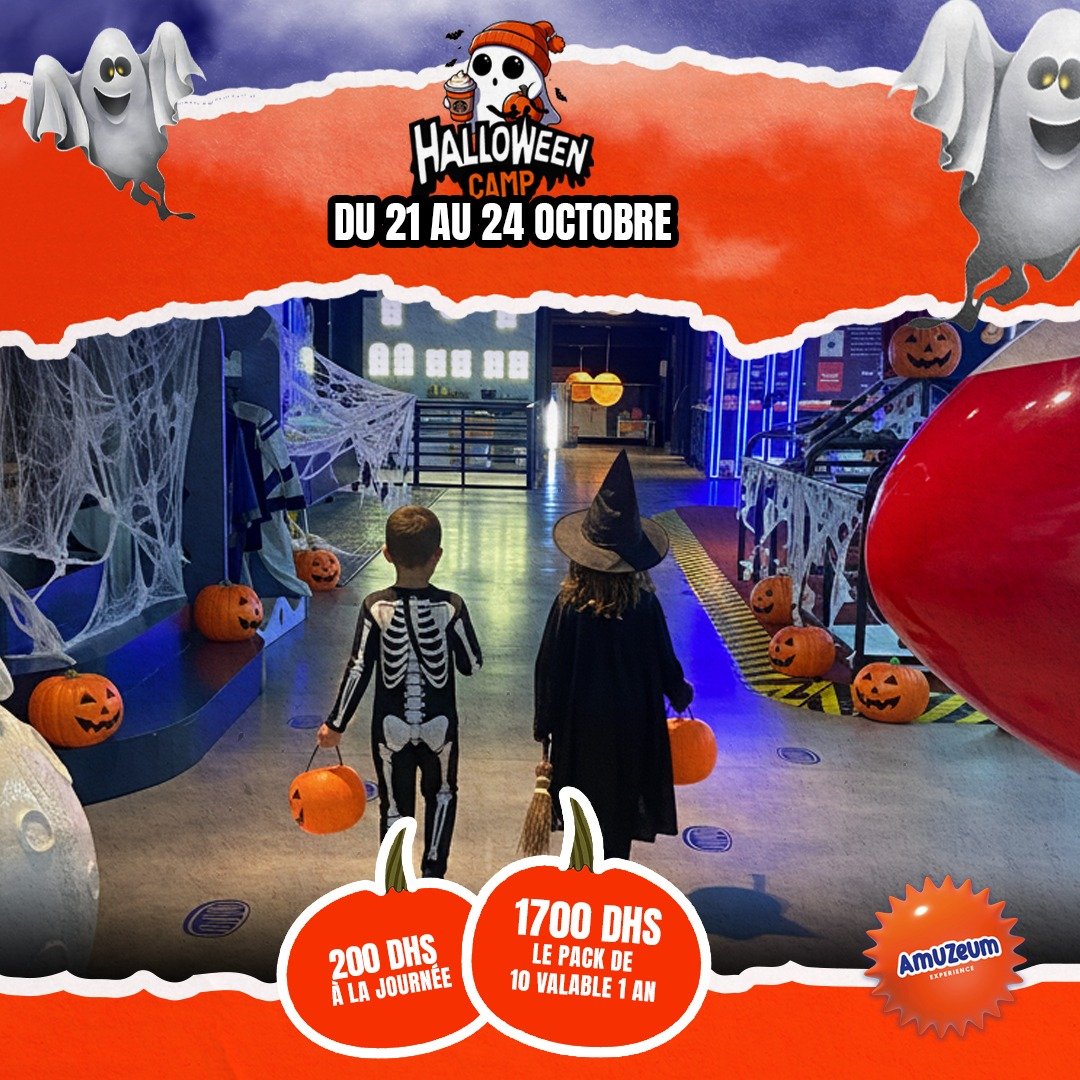 🎟️ Pass Journée – Halloween Camp Amuzeum 🎃