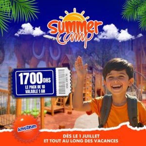 🎟️ Pass 10 Entrées – Summer Camp Amuzeum ⛱️
