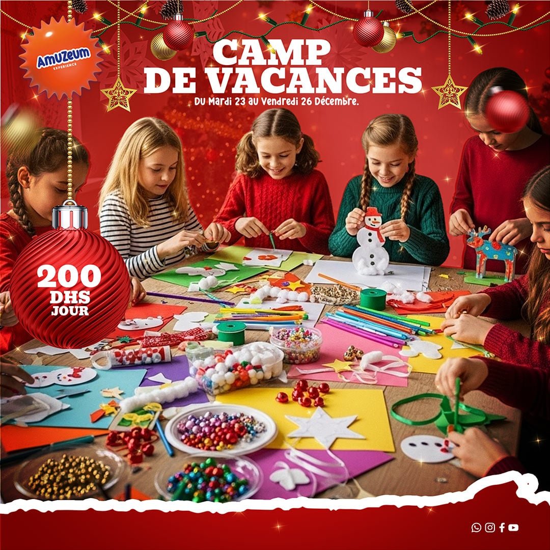 🎄 Pass Journée – Camp de Vacances Spécial Noël & Fin d’Année🎅